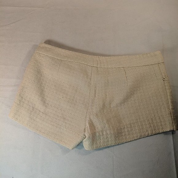 Leon Max Cream Beige Shorts Summer Textured Women's 2 Limited Edition - Picture 8 of 14